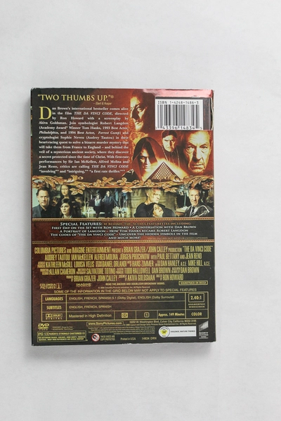 The DaVinci Code 2-Disc DVD Special Edition Tom Hanks Sony Pictures 2006