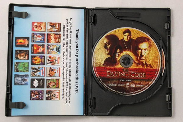 The DaVinci Code 2-Disc DVD Special Edition Tom Hanks Sony Pictures 2006