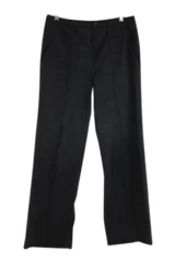 Essentials by A.B.S. Women's Size 8 Black Gray Pinstripe Dress Pants