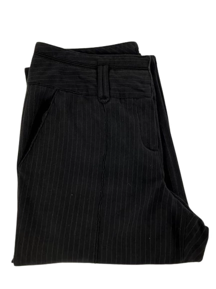 Essentials by A.B.S. Women's Size 8 Black Gray Pinstripe Dress Pants