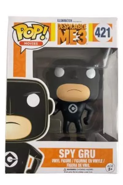 Funko Pop Movies Despicable Me 3 Spy Gru 421 Vinyl Figure Pre-Owned