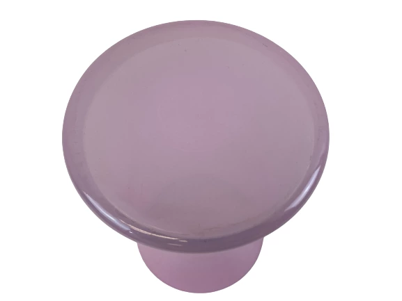 Elegant Pink Hand Blown Hourglass Vase 8" - Decorative Glass for Home Office