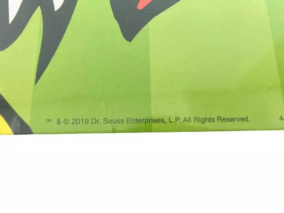 Dr. Seuss 2-Sided Cardboard Poster "Try Something New!" 12.5"x8.5" Sealed