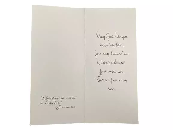 Lot of 2 Vintage Sunshine Line Religious Greeting Cards & Envelopes USA