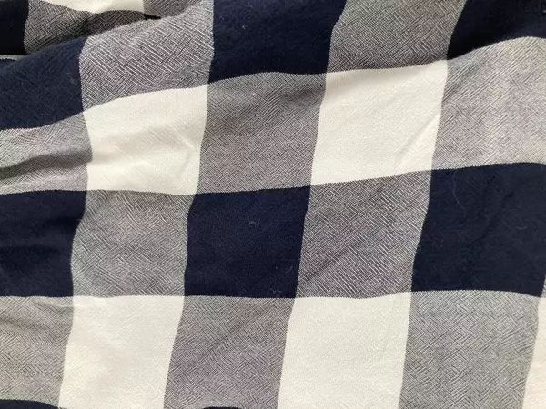 Premium Brands Opco Women's Blue White Checkered Sleeveless Blouse M