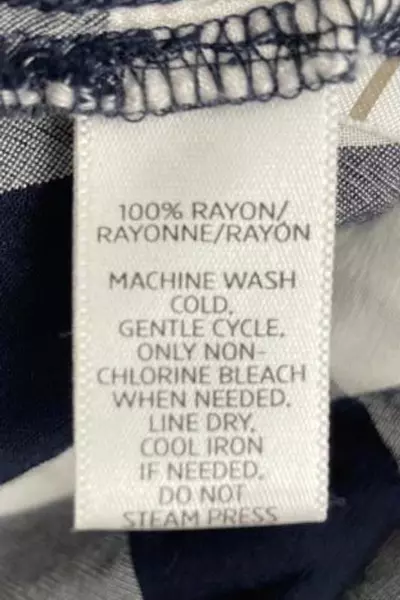 Premium Brands Opco Women's Blue White Checkered Sleeveless Blouse M