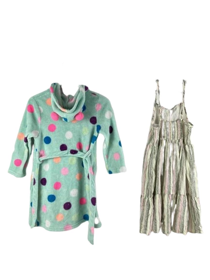 Lot of 2 Arizona Jeans Girls Size 7/8 Dress & Bathrobe Apparel Clothing