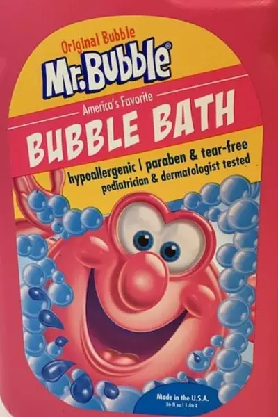 Mr. Bubble Original Bubble Bath 36 Oz Hypoallergenic Tear-Free Sealed Bottle
