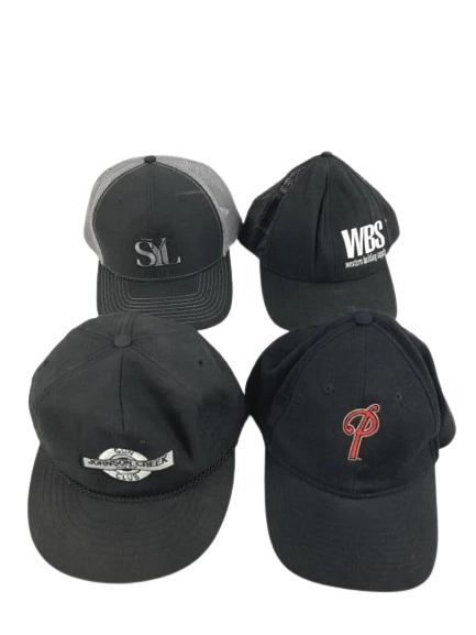 Lot of 4 Adjustable Trucker Hats - Richardson, Ownco, Otto Cap - Pre-owned