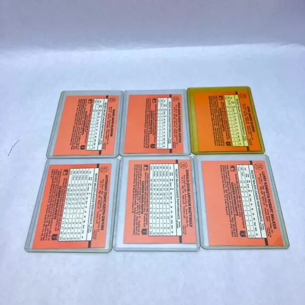 Lot of 6 1990 Donruss Baseball Cards - Walker, McGwire & Stars