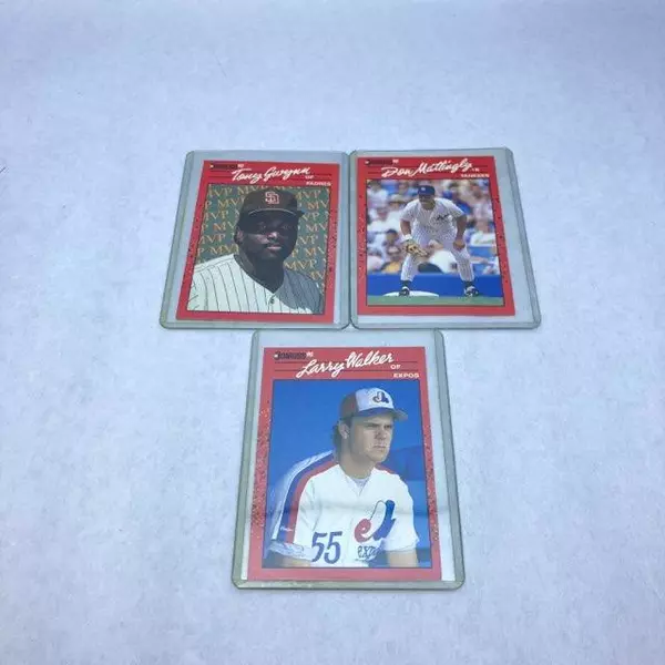 Lot of 6 1990 Donruss Baseball Cards - Walker, McGwire & Stars