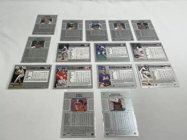 Lot of 25 Vintage 1990-1992 Leaf Baseball Cards - Astros, Mets, Yankees