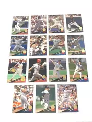 Lot of 15 Vintage 1993 Leaf Baseball Cards with Gold Seal - Good Condition