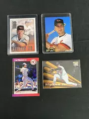 Lot of 4 Cal Ripken Jr. Baseball Cards - Topps, Donruss, Pinnacle