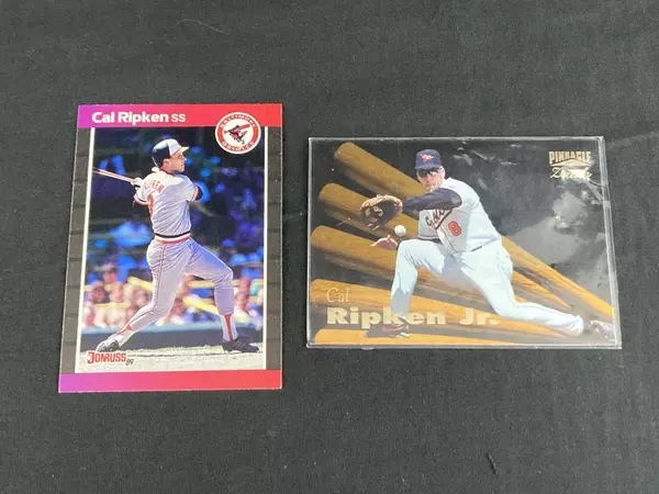 Lot of 4 Cal Ripken Jr. Baseball Cards - Topps, Donruss, Pinnacle