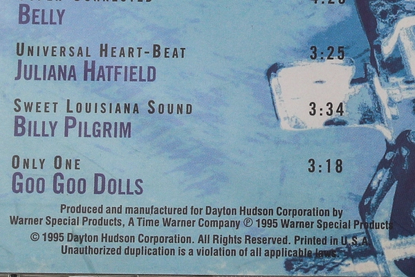 Current Vision Various Artists CD 1995 Warner 90s Hits - Good Condition