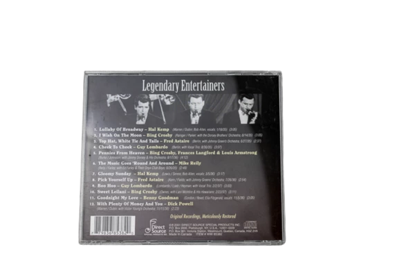 Legendary Entertainers: Best Of The Big Band Generation CD, 2001, Good Condition