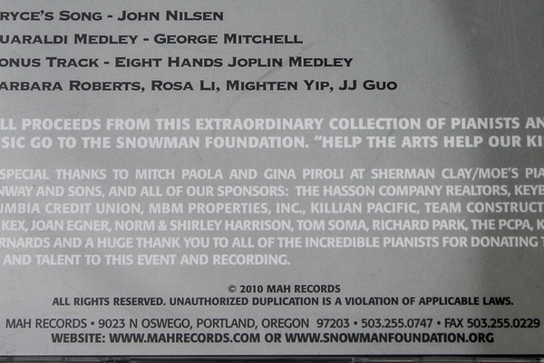 Tom Grant Ten Grands Tenth Anniversary CD - Good Pre-Owned Condition