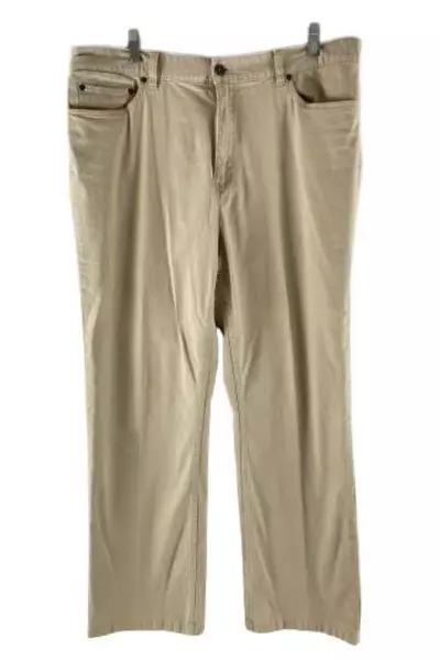 Van Heusen Men's Khaki Chinos 36x29 Beige Pants - Good Condition