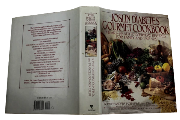 Joslin Diabetes Gourmet Cookbook 1993 - Heart Healthy Recipes, Vintage