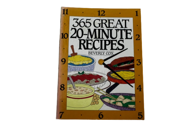 365 Great 20-Minute Recipes by Beverly Cox Vintage Cookbook 1995 HC