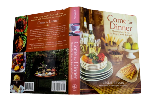 Come For Dinner Cookbook by Leslie Revsin - Memorable Meals HC - Good Condition