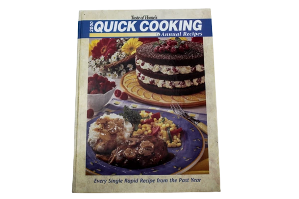 Taste of Home 2000 Quick Cooking Annual Recipes Cookbook - Good Condition