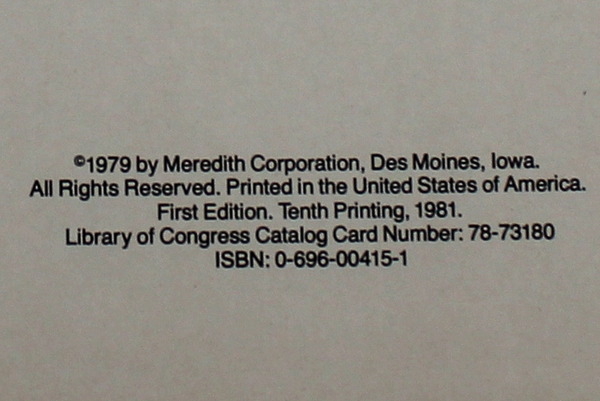 Vintage Better Homes & Gardens Fix It Fast Cookbook 1981 Hardcover