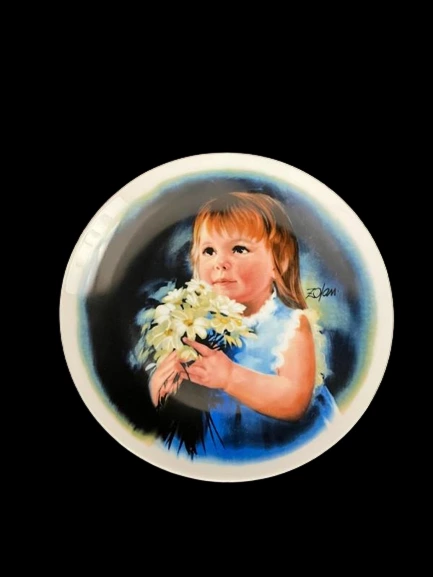 Viletta China Zolan's Children "For You" Collector Plate with COA 8.5"
