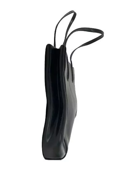 Personal Style Black Purse Women's Bag Double Handles Magnetic Snap Closure