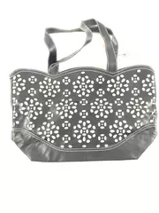 Nine & Co. Black & White Handbag Purse, Good Condition, 17.25" W, Chic Design