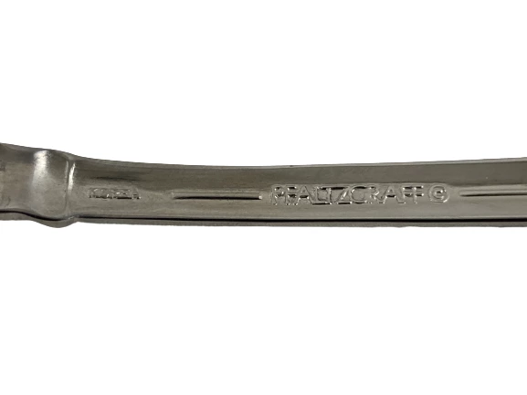 Pfaltzgraff Ellington Shell Sugar Spoon 6" 18/8 Stainless Steel - Good Condition