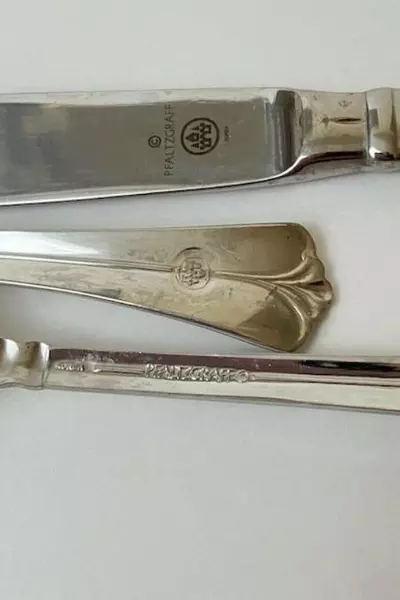 Pfaltzgraff Ellington 3 Pc Stainless Steel Flatware Set 18/8 Pre-Owned Scratched
