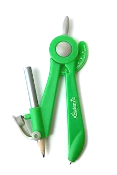 Lot of 3 It's Academic Compass Set - Blue, Green, Purple - Good Condition