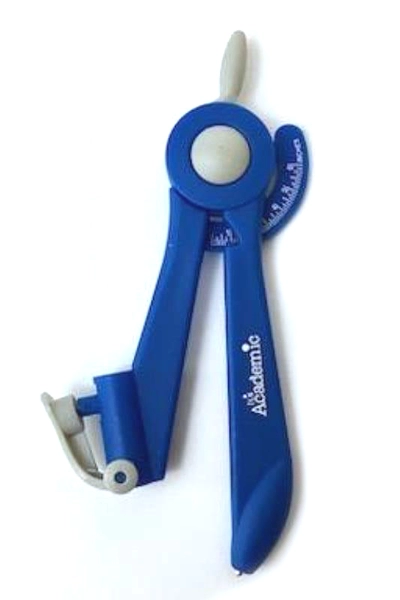 Lot of 3 It's Academic Compass Set - Blue, Green, Purple - Good Condition