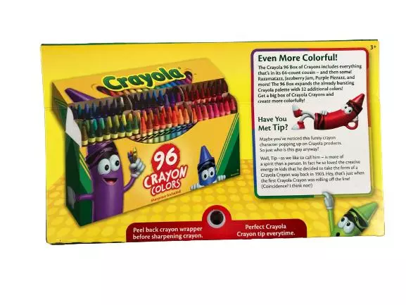 Lot of Children's School Art Supplies Crayola 96 Crayons Ticonderoga Pencils Set