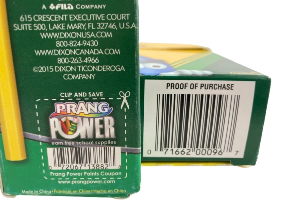 Lot of Children's School Art Supplies Crayola 96 Crayons Ticonderoga Pencils Set