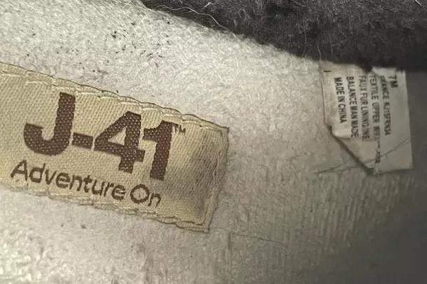 J41 Women's Slippers Size 7M Brown Faux Fur Argyle Comfort Pre-Owned