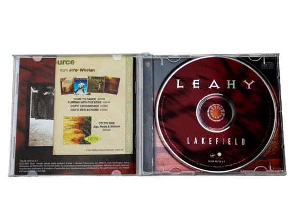 Leahy Lakefield Audio CD 2001 Virgin Records Good Condition, Untested