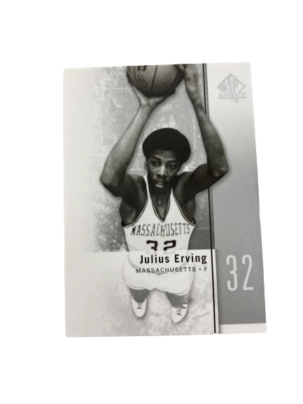 Lot of 3 NBA Hoops Cards: Dr J, Magic Johnson, Grant Hill - 1992-93