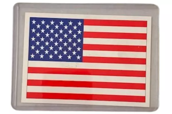 1991 Score Operation Desert Storm Card #737 Vintage American Flag Trading Card