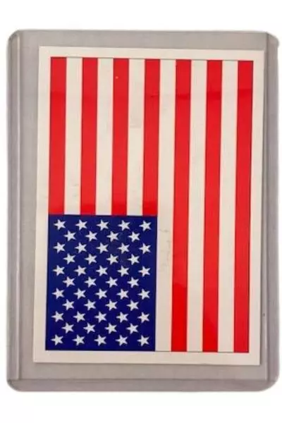 1991 Score Operation Desert Storm Card #737 Vintage American Flag Trading Card