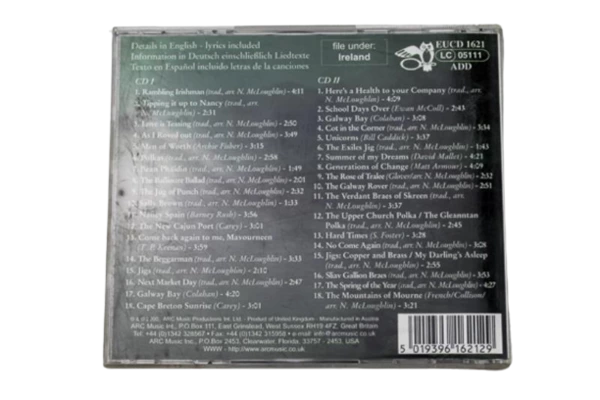 Music & Ballads from Ireland 2 CD Set by Noel McLoughlin - Good Condition