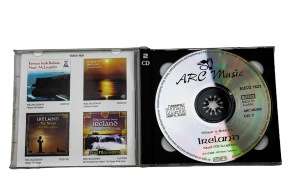 Music & Ballads from Ireland 2 CD Set by Noel McLoughlin - Good Condition