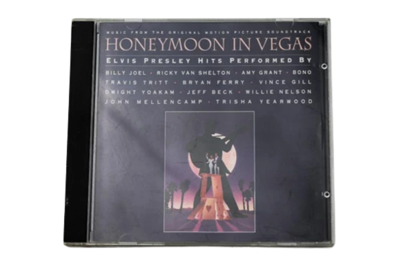 Honeymoon in Vegas Soundtrack CD 1992 Elvis Presley, Billy Joel, Good Condition