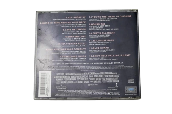 Honeymoon in Vegas Soundtrack CD 1992 Elvis Presley, Billy Joel, Good Condition