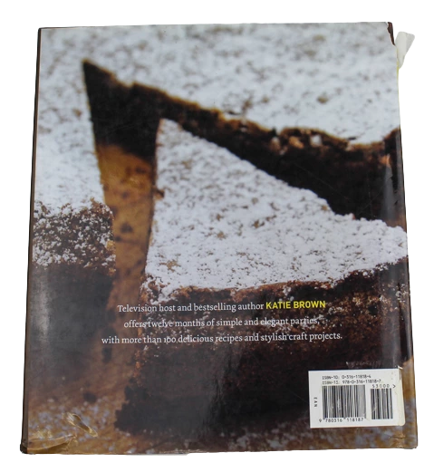 Katie Brown Celebrates Cookbook 2008 Hardcover Simple & Spectacular Parties