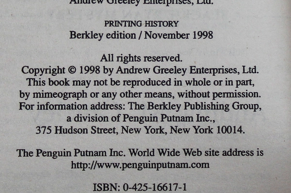 The Bishop and The Three Kings by Andrew M. Greeley PB Novel 1998