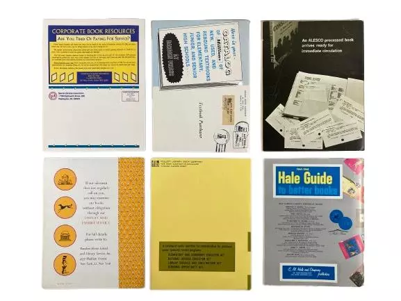 Vtg Lot of 6 Library Catalog Books 1960s-1997 Who's Who Hale Alesco