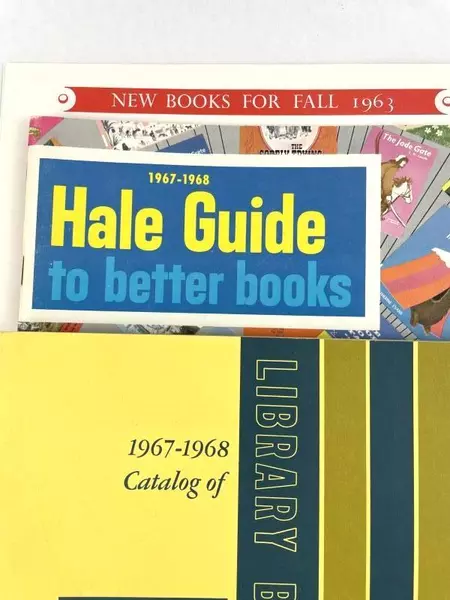 Vtg Lot of 6 Library Catalog Books 1960s-1997 Who's Who Hale Alesco